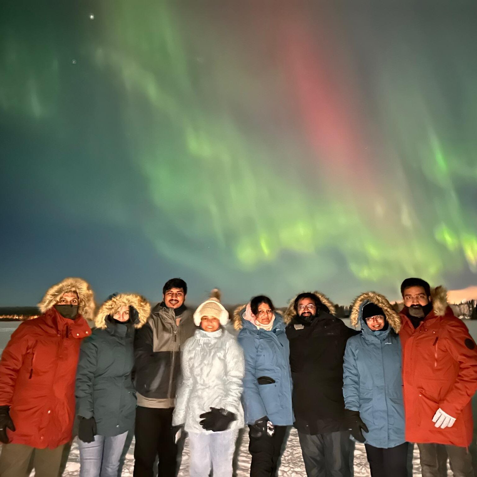 Lapland finland northern lights